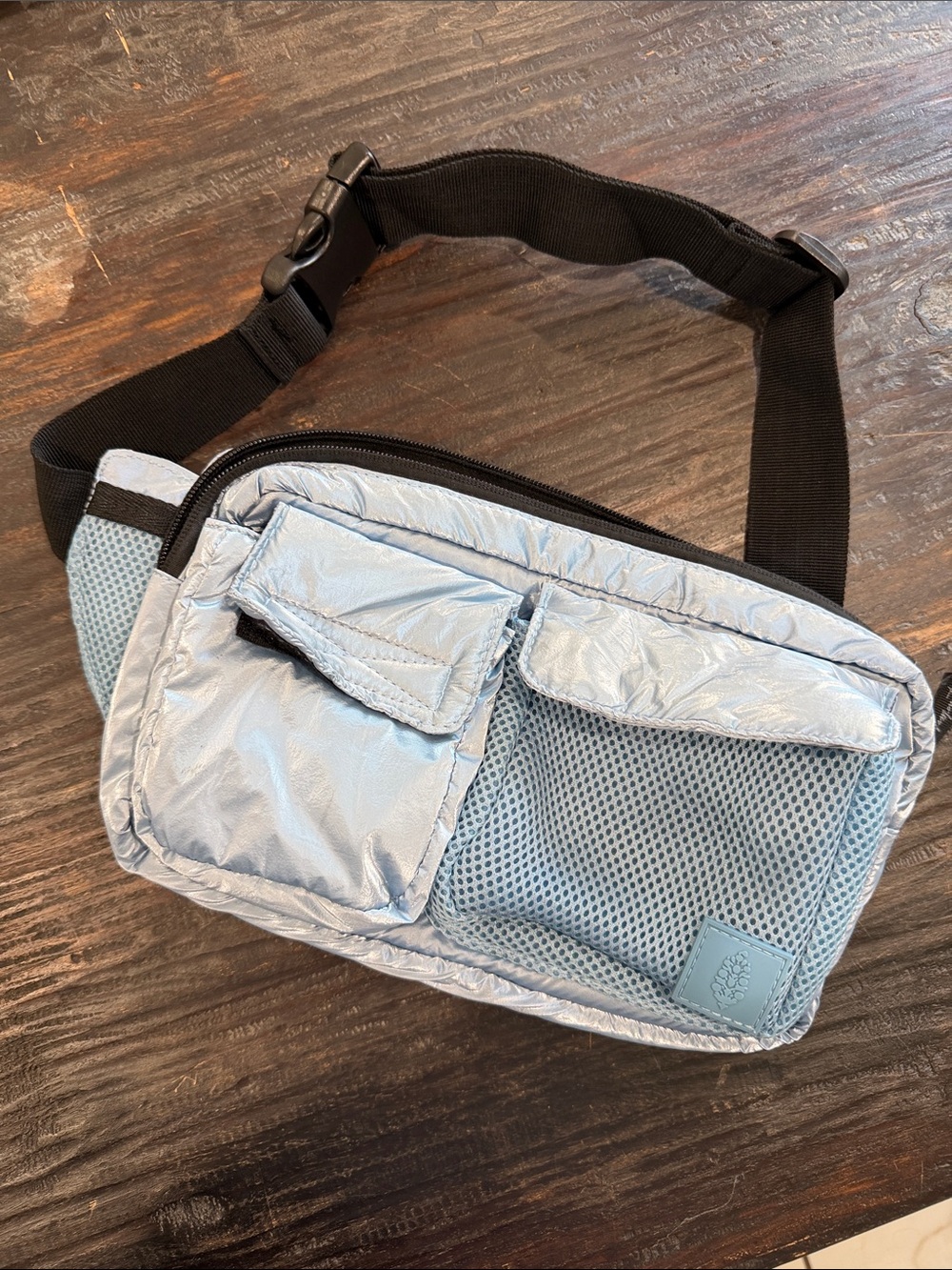 Free people FP movement courtside cargo sling bag blue